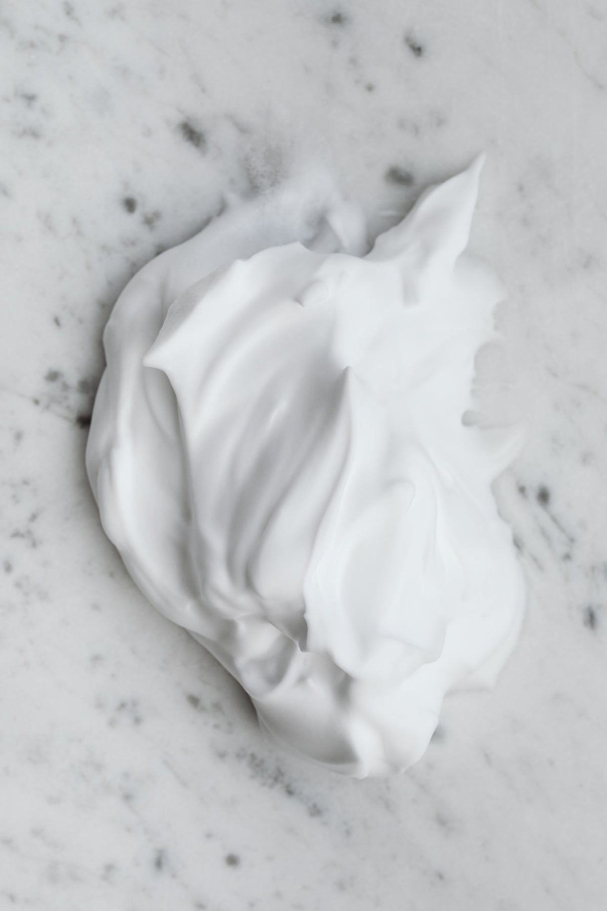 White shampoo liquid.